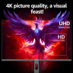 27 inch 4K Gaming Monitor 120Hz, PC Computer Monitors UHD 3840 x 2160p, IPS Screen for Home & Office, Support HDMI 2.0 (4K@60Hz), DP 1.4 - Image 6