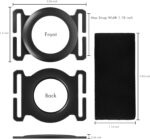 Metal AirTag Holder for Slim Wallet - Full Set with Rotating Installation & Cash Strap | Matte Black Secure Case | Premium AirTag Accessories - Image 4