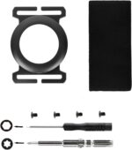 Metal AirTag Holder for Slim Wallet - Full Set with Rotating Installation & Cash Strap | Matte Black Secure Case | Premium AirTag Accessories - Image 8