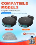 DR DAPPER Mop Pads Compatible with iRobot Roomba Combo Essential Y0140 / Y0110 / Q011 / Q012 / Q052 Robot Vacuum & Mop, 6 Pack Absorbent Microfiber Pad for Robot Vacuum Replacement Parts - Image 3