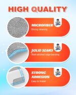 DR DAPPER Mop Pads Compatible with iRobot Roomba Combo Essential Y0140 / Y0110 / Q011 / Q012 / Q052 Robot Vacuum & Mop, 6 Pack Absorbent Microfiber Pad for Robot Vacuum Replacement Parts - Image 4