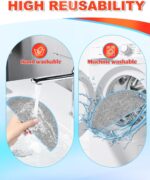 DR DAPPER Mop Pads Compatible with iRobot Roomba Combo Essential Y0140 / Y0110 / Q011 / Q012 / Q052 Robot Vacuum & Mop, 6 Pack Absorbent Microfiber Pad for Robot Vacuum Replacement Parts - Image 5