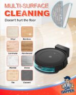 DR DAPPER Mop Pads Compatible with iRobot Roomba Combo Essential Y0140 / Y0110 / Q011 / Q012 / Q052 Robot Vacuum & Mop, 6 Pack Absorbent Microfiber Pad for Robot Vacuum Replacement Parts - Image 6