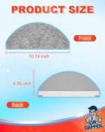 DR DAPPER Mop Pads Compatible with iRobot Roomba Combo Essential Y0140 / Y0110 / Q011 / Q012 / Q052 Robot Vacuum & Mop, 6 Pack Absorbent Microfiber Pad for Robot Vacuum Replacement Parts - Image 7