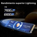 FX991 M.2 SSD 1TB NVMe SSD M2 2280 PCIe Gen 4x4, Read Up to 7100MB/s, Internal Solid State Drive for PS5 Laptop Desktop 3D QLC NAND - Image 3