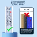 New Replacement HP02 HP03 Remote Control for Dyson HP02 HP03 Pure +Cool Link Air Purifier Tower Fan (Color: Silver) - Image 3