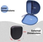 LTGEM Case Compatible with Sony WH-CH720N / WH-CH520 Noise Canceling Wireless Headphones Over The Ear Headset, Black - Image 3