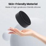 Silicone Ring Cover Compatible with Oura Ring 4/Oura Ring Gen3/Samsung Galaxy Ring, S&M Size Elastic Case for Oura Ring, Anti-Scratch&Flexible for Men Women (Black&Black, S(6/7/8/9/10)) - Image 3