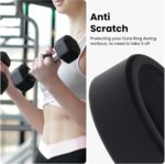 Silicone Ring Cover Compatible with Oura Ring 4/Oura Ring Gen3/Samsung Galaxy Ring, S&M Size Elastic Case for Oura Ring, Anti-Scratch&Flexible for Men Women (Black&Black, S(6/7/8/9/10)) - Image 5