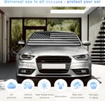 Car Windshield Sun Shade, 64"×34" American Flag Front Window Sunshade Cover Protect from 99% Sun Rays and Heat, Foldable Automotive Windshield Cover Keep Your Vehicle Cool (Black) - Image 6