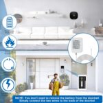 24V 500mA Doorbell Power Adapter - 26.2ft Long C Wire Power Supply, Doorbell Transformer Fits Ring, Nest Hello, Wyze, Eufy Video Doorbells and Ecobee,Sensi,Nest,Honeywell Thermostat(White) - Image 4