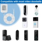 24V 500mA Doorbell Power Adapter - 26.2ft Long C Wire Power Supply, Doorbell Transformer Fits Ring, Nest Hello, Wyze, Eufy Video Doorbells and Ecobee,Sensi,Nest,Honeywell Thermostat(White) - Image 5