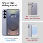 Spigen Tempered Glass Screen Protector [GlasTR EZ FIT] designed for Galaxy S25 Ultra [Case Friendly] - 2 Pack - Image 3