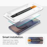 Spigen Tempered Glass Screen Protector [GlasTR EZ FIT] designed for Galaxy S25 Ultra [Case Friendly] - 2 Pack - Image 7