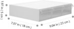 Uonlytech Desk Organizer with Stackable Drawers Plastic Desktop Storage Box for Office Supplies Easy to Clean Space Saving Design Neat Classification for Tidy Workspaces - Image 4
