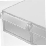 Uonlytech Desk Organizer with Stackable Drawers Plastic Desktop Storage Box for Office Supplies Easy to Clean Space Saving Design Neat Classification for Tidy Workspaces - Image 10