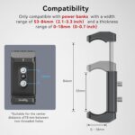 SmallRig Aluminum Power Bank Holder, Powerbank Mount Clamp Compatible with Width Range: 53 mm–84 mm (2.1–3.3 inches) and Thickness Range: 0 mm–18 mm (0–0.7 inch) Power Banks - BUB2336 - Image 9