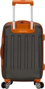 Rockland London Hardside Expandable Luggage with Spinner Wheels, Grey, Carry-On 20-Inch - Image 4
