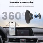 Magnetic Car Phone Holder-Compatible with BMW X1 X2 2016-2019 Accessories 6.5-inch Screen Fixed Clip,360°Rotation Magnetic Phones Stand Compatible with MagSafe - Image 7