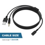 Replacement Arctis Adapter 3.5mm Audio Cable Compatible with SteelSeries Arctis 3 Arctis 5 Arctis 7 Arctis Pro Gaming Headsets 4.9FT/1.5m - Image 8