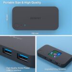 USB 3.0 Switch, USB Switcher 2 Computers Share 3*USB 3.0 and 1*USB C with Remote Control for PC Mouse Keyboard Printer Scanner, USB KVM Switch Selector Compatible with Windows, Mac, Linux - Image 8