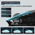 Machenike Wireless Gaming Mouse,26,000 DPI,PAW3395 Sensor,RGB Backlit,Ergonomic Design,6 Programmable Buttons,Long Battery Life,Ultra-Lightweight,White Gaming Mice Compatible with PC, Mac - Image 6