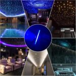 Twinkle Fiber Optic Lights,Bluetooth APP/Remote/Music Activate Starlight Headliner Kit with RGBW LED Light Engine,300pcs 9.8ft 0.03in Optic Fiber Cable for Car/Home/Party Star Light Ceiling - Image 6