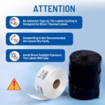 L LIKED 7500 Count Square Label 1" x 1" for QR Codes, Multipurpose Labels, Compatible with Zebra & DYMO 4XL 30332 (10 Rolls) - Image 9