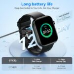 ENOMIR Smart Watch for Women iPhone & Android,1.99" AMOLED Screen 3ATM Waterproof Fitness Watch with Answer/Make Call AI Voice,24H-Heart Rate/SpO2/BP Monitor,120+ Sports Modes (Black) - Image 7
