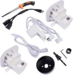 in Wall Cable Management Kit Cord Concealer & Power Kit for TV & Soundbar Powers Devices & Hides All Cables Includes Hole Saw Drill Attachment - Image 3