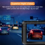 Dash Cam for Cars Front and Rear 1080P Full HD In Car Camera Dual Lens Dashcam Wide Angle Sony Sensor with Loop Recording and G-sensor - Image 4