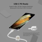 Belkin BoostCharge Pro Flex Braided USB-C to USB-C Charger Cable (6.6ft/2M), USB-IF Certified Fast Charging Cable for iPhone 16 Series, MacBook, Galaxy S25, Nintendo Switch 2 & More - White (2-Pack) - Image 5