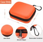 Satellite Communicator Case Compatible with Garmin InReach Mini 2/010-01879-00 InReach Mini for Camping & Hiking (Orange+Black Zipper) - Image 4
