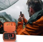 Satellite Communicator Case Compatible with Garmin InReach Mini 2/010-01879-00 InReach Mini for Camping & Hiking (Orange+Black Zipper) - Image 7