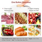 Electric Garlic Chopper, Mini Portable Veggie Chopper, 250ML Garlic Grinder Masher Onion Chopper, Blender to Vegetable, Wireless Food Processor for Ginger, Chili, Fruit, Meat, etc - Image 9