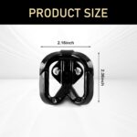Hanging Pothook Accessories for Scooter, Easy Install Motorcycle Hanger Hook, Helmet Luggage Bag Hook Holder, Hanger Gadget for Electric Scooter Bicycles Moped (Black) - Image 3