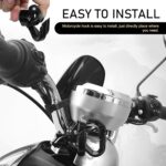 Hanging Pothook Accessories for Scooter, Easy Install Motorcycle Hanger Hook, Helmet Luggage Bag Hook Holder, Hanger Gadget for Electric Scooter Bicycles Moped (Black) - Image 5