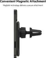 Belkin MagSafe-Compatible Magnetic Wireless Car Charger 10W - BoostCharge Pro Wireless Charger, Magnetic Car Vent Phone Mount for iPhone 16, iPhone 15, 14, & 13 Series - Black - Image 7