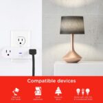 UltraPro Smart Plug WiFi Outlet, Smart Home, Smart Switch, Dual Smart Outlet, Works with Alexa, Echo & Google Home, No Hub Required, App Controlled, ETL Certified, Alexa Plug, 2 Pack, 51403 - Image 5