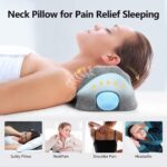 RESTCLOUD Neck Pillows for Pain Relief Sleeping, Neck Roll Pillow Neck Cervical Pillows for Stiff Neck Pain Relief Bed Pillow Height and Firm Adjustable - Image 3