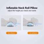 RESTCLOUD Neck Pillows for Pain Relief Sleeping, Neck Roll Pillow Neck Cervical Pillows for Stiff Neck Pain Relief Bed Pillow Height and Firm Adjustable - Image 4