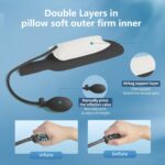 RESTCLOUD Neck Pillows for Pain Relief Sleeping, Neck Roll Pillow Neck Cervical Pillows for Stiff Neck Pain Relief Bed Pillow Height and Firm Adjustable - Image 5