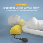 RESTCLOUD Neck Pillows for Pain Relief Sleeping, Neck Roll Pillow Neck Cervical Pillows for Stiff Neck Pain Relief Bed Pillow Height and Firm Adjustable - Image 6