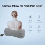 RESTCLOUD Neck Pillows for Pain Relief Sleeping, Neck Roll Pillow Neck Cervical Pillows for Stiff Neck Pain Relief Bed Pillow Height and Firm Adjustable - Image 7