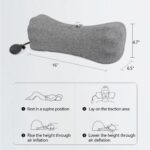 RESTCLOUD Neck Pillows for Pain Relief Sleeping, Neck Roll Pillow Neck Cervical Pillows for Stiff Neck Pain Relief Bed Pillow Height and Firm Adjustable - Image 8