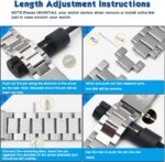 Metal Watchband Compatible with Fitbit inspire 3 Stainless Steel Wrist Strap Bracelet Replacement for inspire3 Smartwatch Accessory for Women Men - Image 5