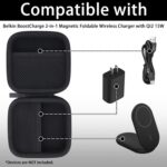 co2CREA Hard Case Compatible with Belkin MagSafe Charger Compatible BoostCharge 2-in-1 Magnetic Foldable Charger 15W - Qi2-Certified Wireless Charger - Image 3
