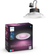 Philips Hue White and Color Ambiance Smart LED Downlights (4 Pack) White and Color Ambiance Smart LED Downlight (1 Pack) - Image 6