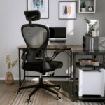 Frylr Heavy Duty Office Chair - Ergonomic Plus Size Desk Chair for Home Office Use, Supportive Mesh Design for Big and Tall People, 400lbs Capacity, Black - Image 9