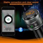 Bluetooth 5.3 FM Transmitter for Car, 3.0 Wireless Bluetooth FM Radio Adapter Music Player FM Transmitter/Car Kit with Hands-Free Calling and 2 USB Ports Charger Support USB Drive - Image 5